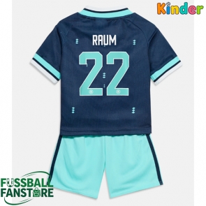 Deutschland David Raum #22 Replik Auswärtstrikot Kinder WM 2026 Kurzarm (+ Kurze Hosen)